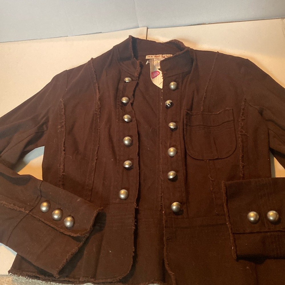 NWT & Vintage Heat Wave Chocolate Brown Jacket